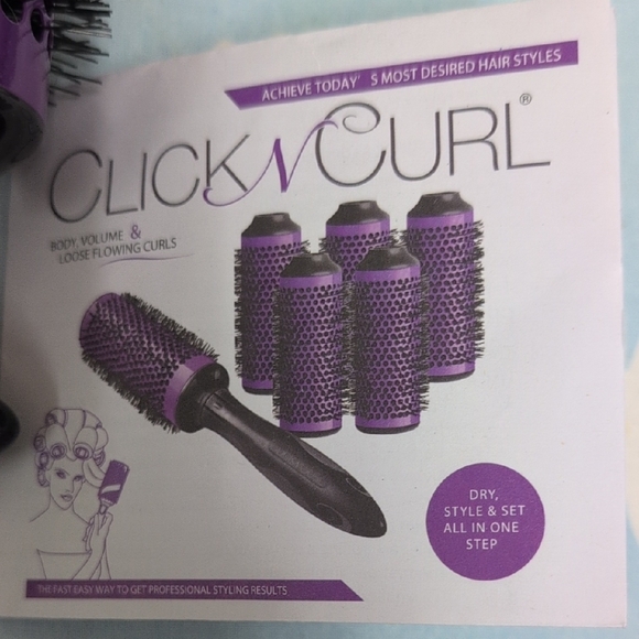 Purple Hair Styling Tool Set
